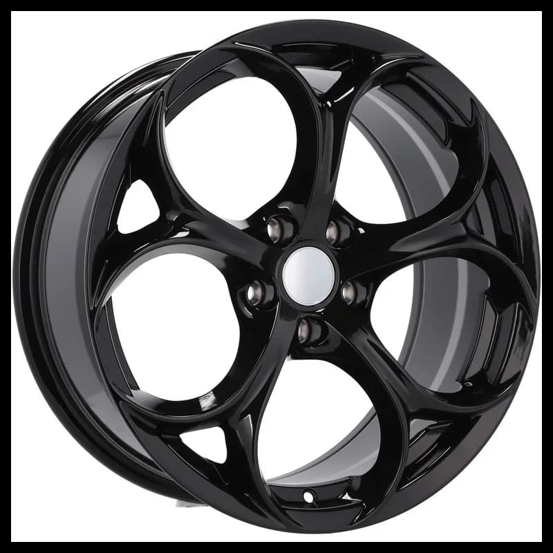 4 jantes 9.0 19 5x110 design alfa romeo odlew niskociśnieniowy noir brillant