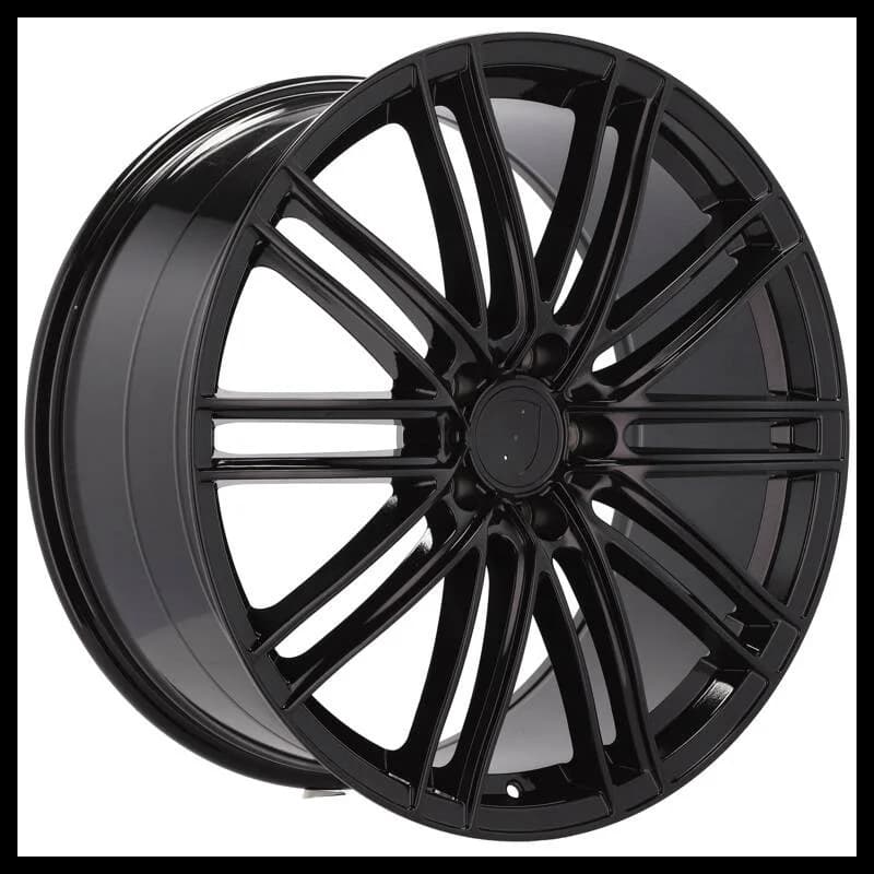 4 jantes 10.0 21 5x112 design porsche odlew niskociśnieniowy noir brillant
