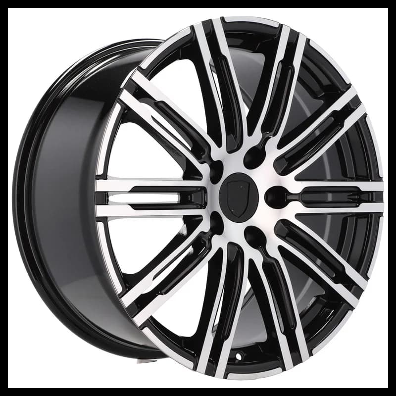 4 jantes 10.0 20 5x112 design porsche odlew niskociśnieniowy noir brillant