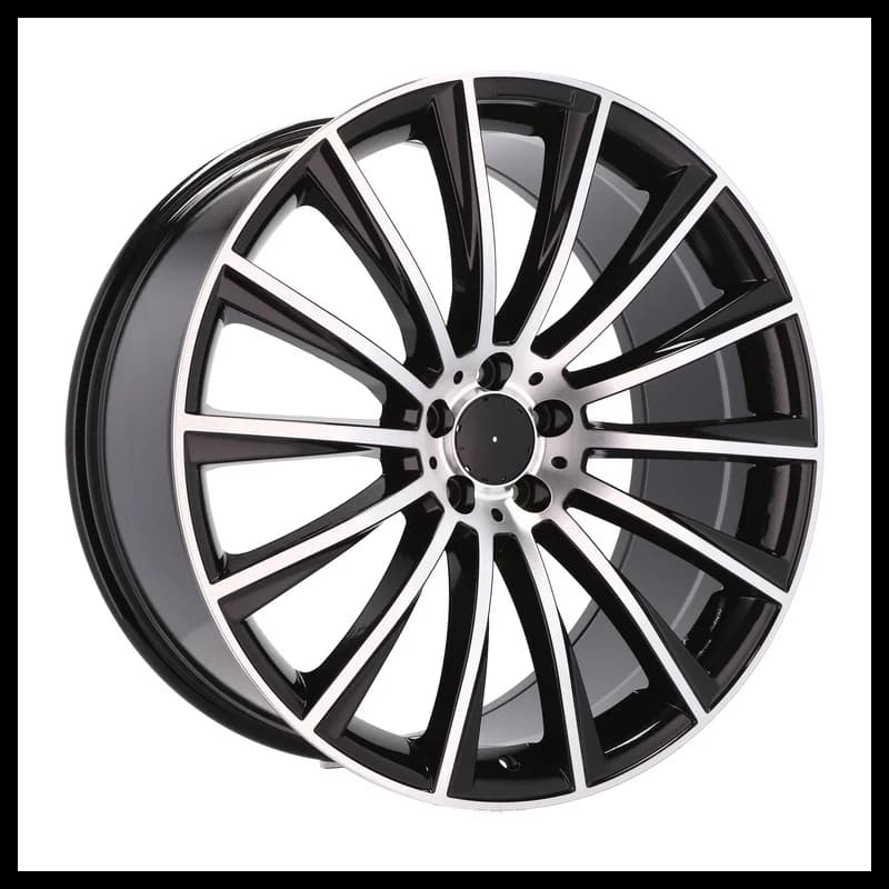 4 jantes 9.0 22 5x112 design mercedes odlew niskociśnieniowy noir brillant