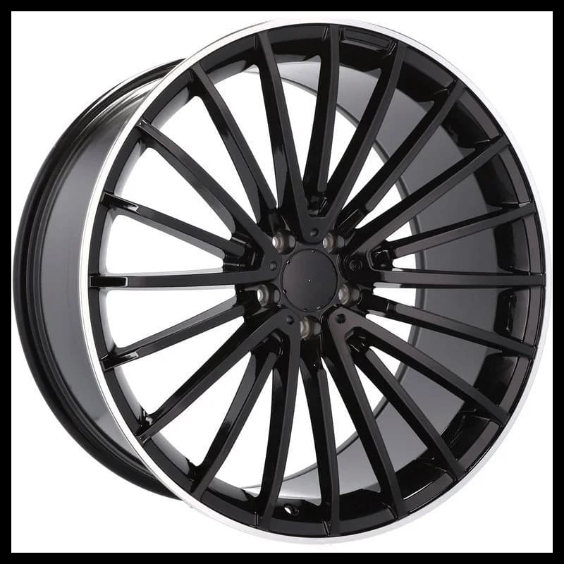 4 jantes 10.5 22 5x112 design mercedes odlew niskociśnieniowy noir brillant