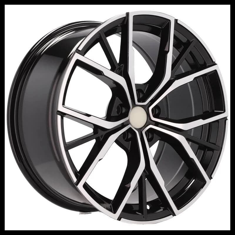 4 jantes 9.0 19 5x112 design bmw fluotournage noir brillant