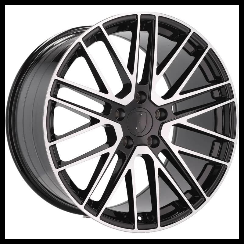 4 jantes 9.5 21 5x130 design porsche odlew niskociśnieniowy noir brillant