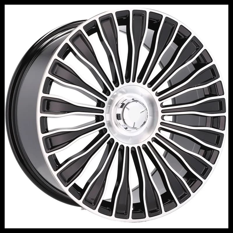 4 jantes 10.0 21 5x112 design mercedes odlew niskociśnieniowy noir brillant