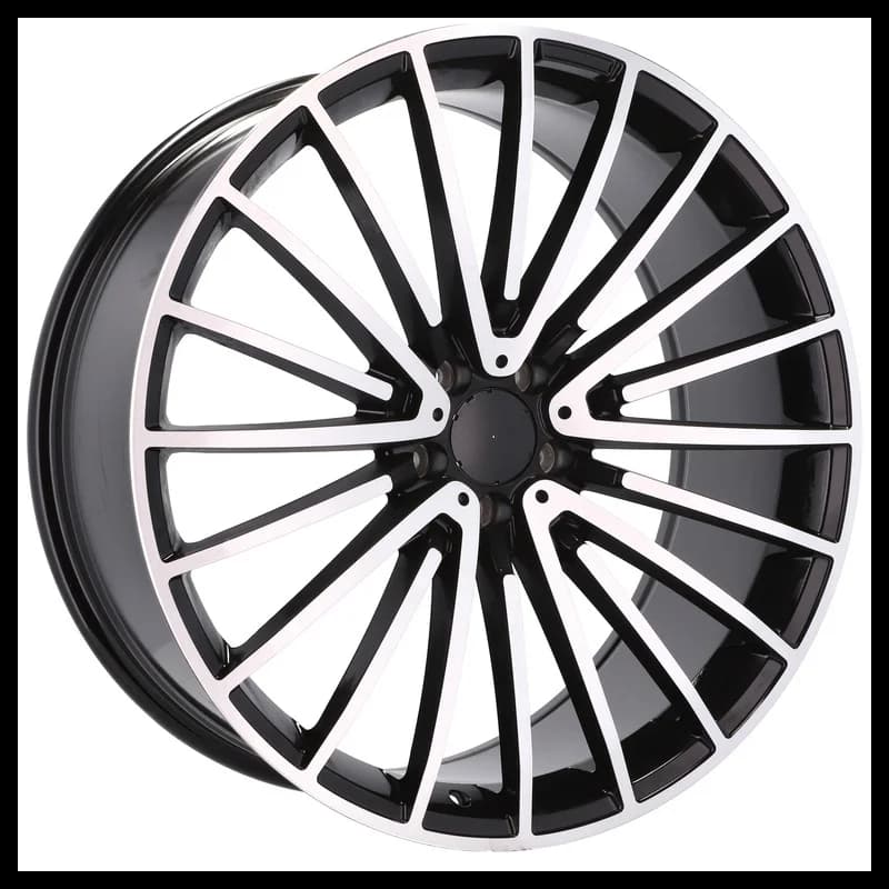 4 jantes 10.0 21 5x112 design mercedes odlew niskociśnieniowy noir brillant