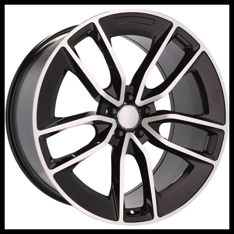 4 jantes 11.0 22 5x112 design mercedes odlew niskociśnieniowy noir brillant