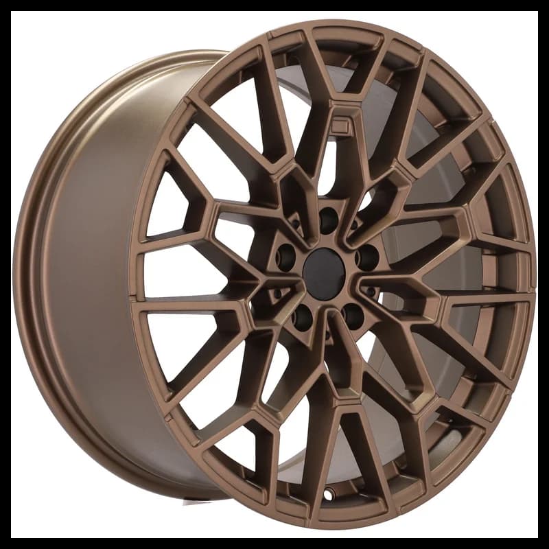 4 jantes 8.0 19 5x112 design bmw fluotournage brun brillant