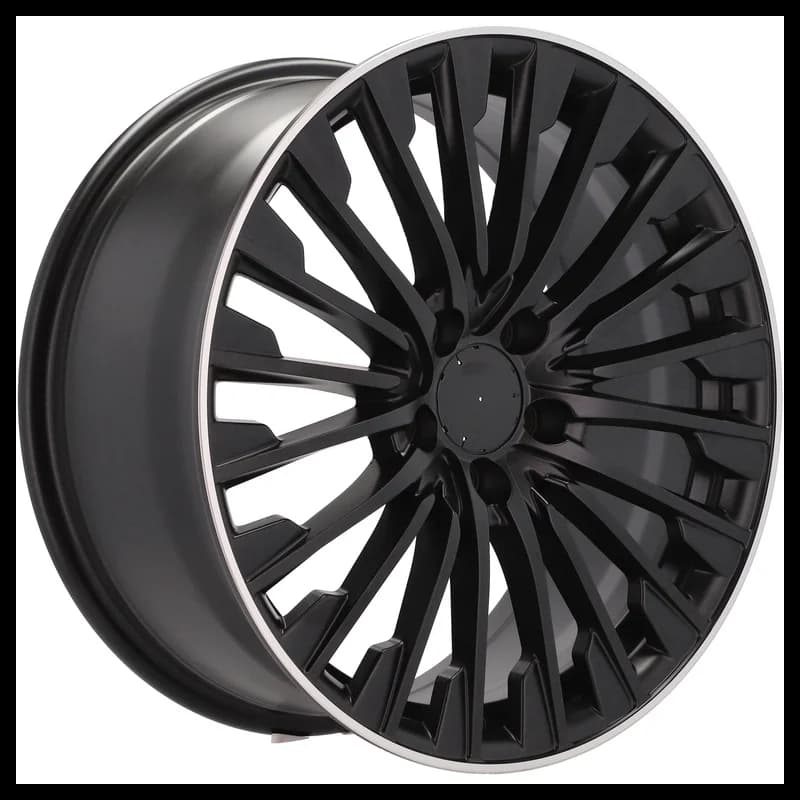 4 jantes 8.5 20 5x112 design mercedes fluotournage noir brillant
