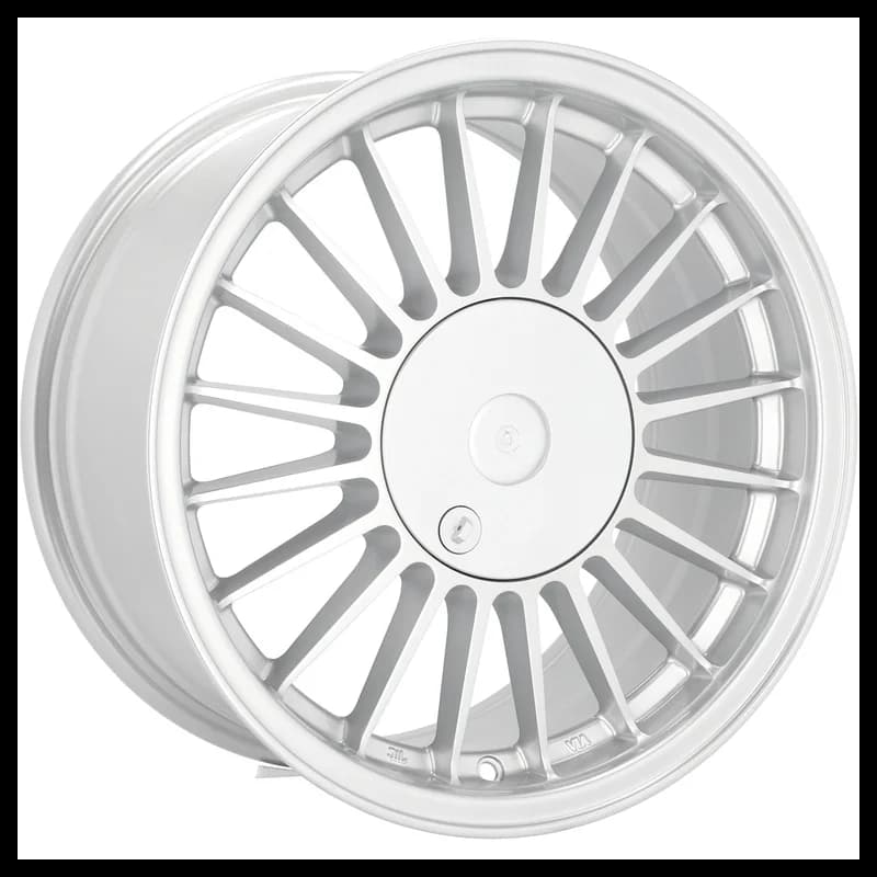 4 jantes 8.0 16 4x100 design bmw fluotournage argent brillant