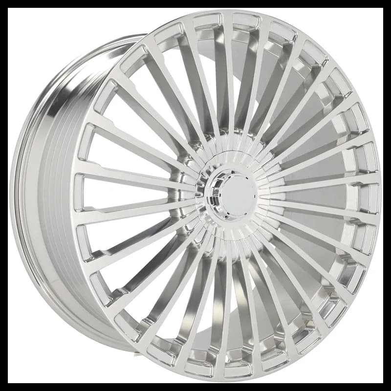 4 jantes 11.0 23 5x112 design mercedes fluotournage argent brillant