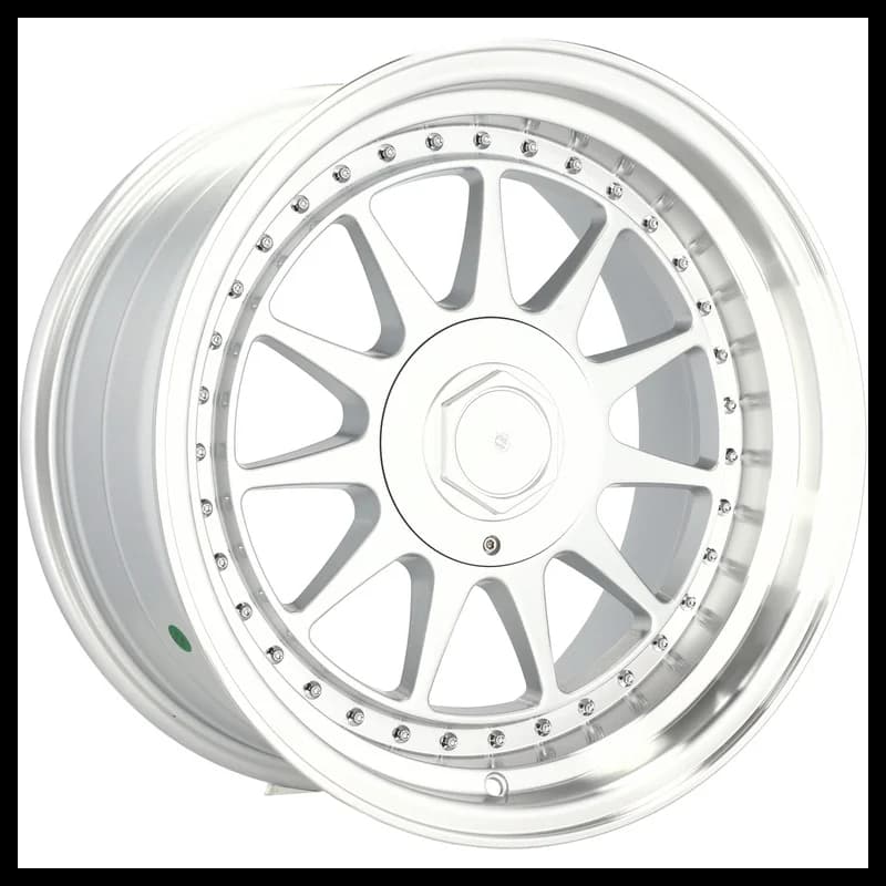 4 jantes 8.5 17 4x100 odlew niskociśnieniowy argent brillant