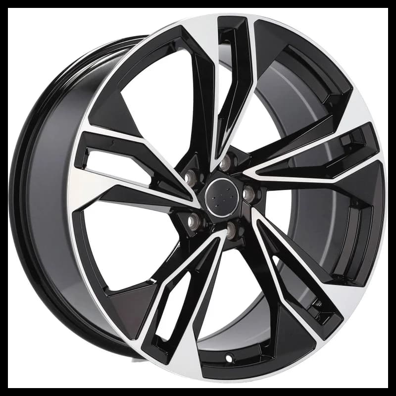 4 jantes 8.0 18 5x112 design audi odlew niskociśnieniowy noir brillant