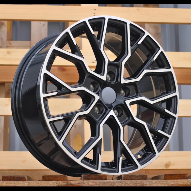 4 jantes 8.0 18 5x120 design volkswagen odlew niskociśnieniowy noir brillant