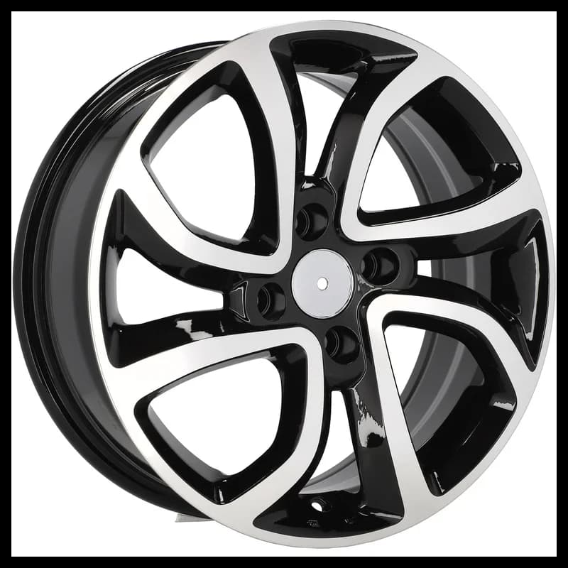 4 jantes 6.5 16 4x108 design citroen odlew niskociśnieniowy noir brillant