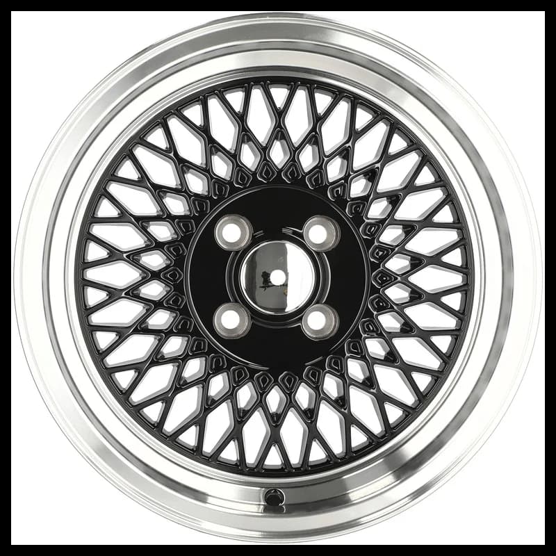 4 jantes 7.0 15 4x100 odlew niskociśnieniowy noir brillant