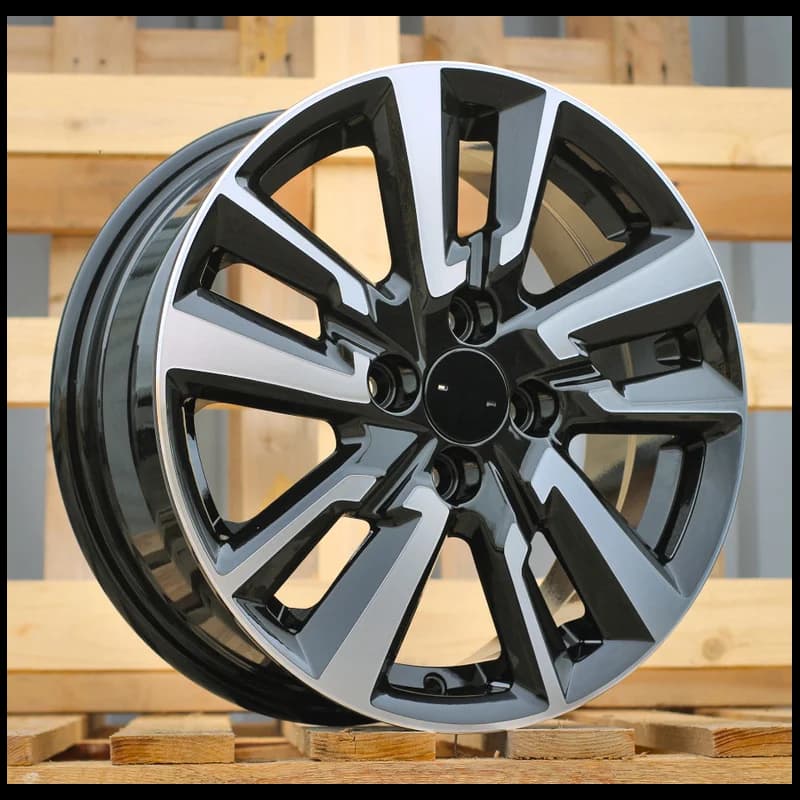 4 jantes 6.0 15 4x100 design nissan odlew niskociśnieniowy noir brillant
