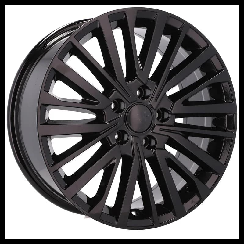 4 jantes 8.5 19 5x120 design volkswagen fluotournage noir brillant
