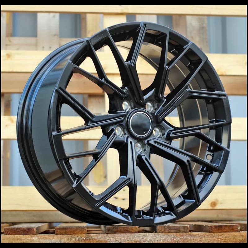4 jantes 8.0 18 5x112 design audi odlew niskociśnieniowy noir brillant