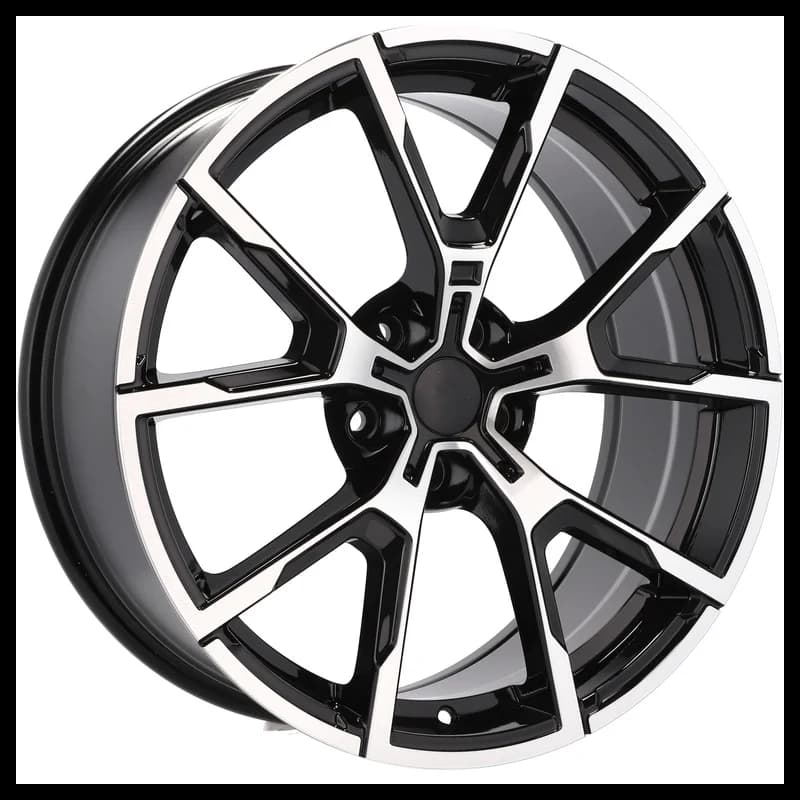 4 jantes 8.0 19 5x112 design bmw odlew niskociśnieniowy noir brillant
