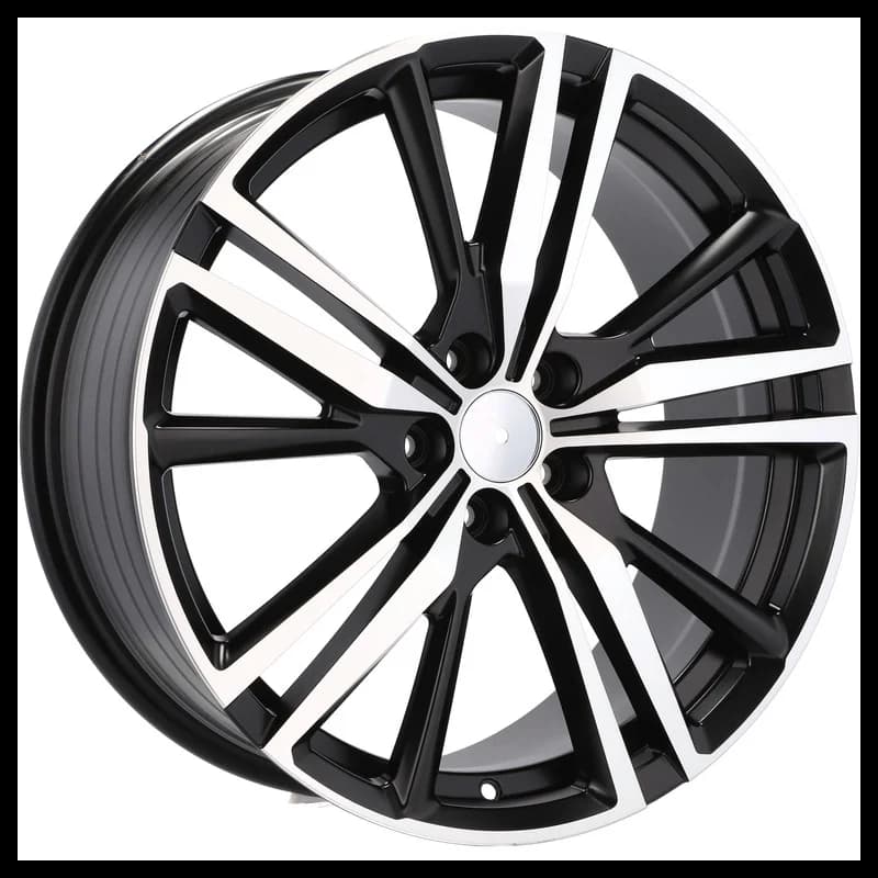 4 jantes 8.0 19 5x108 design volvo fluotournage noir brillant