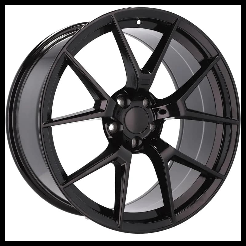 4 jantes 8.5 20 5x112 design bmw fluotournage noir mat
