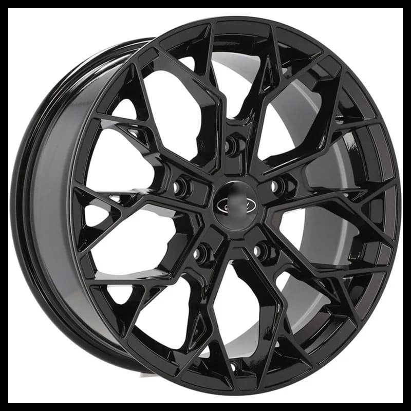4 jantes 8.0 18 5x160 design ford fluotournage noir mat
