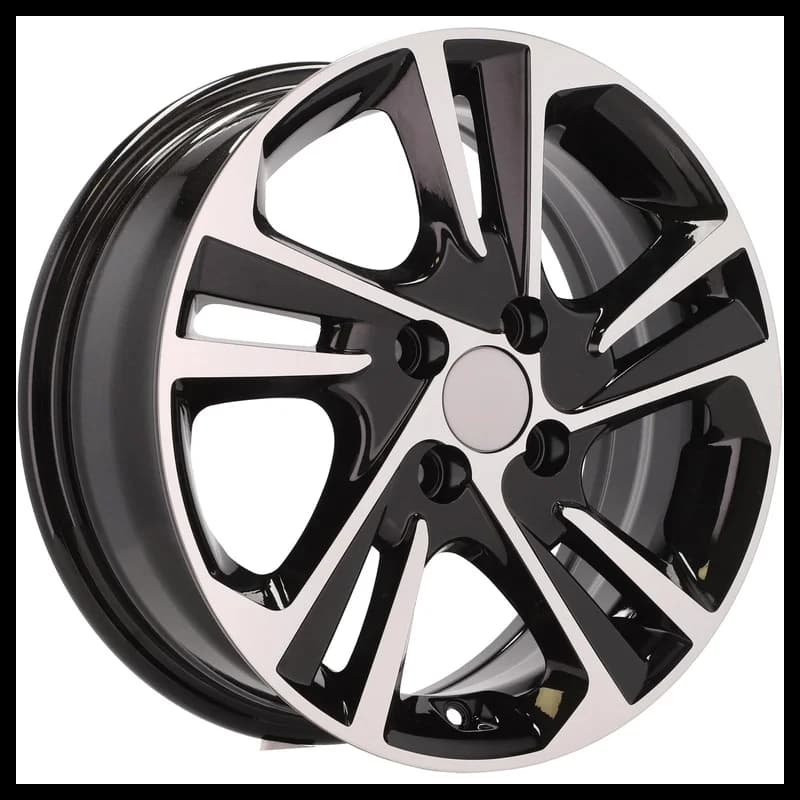 4 jantes 7.0 18 5x114.3 design hyundai fluotournage noir brillant