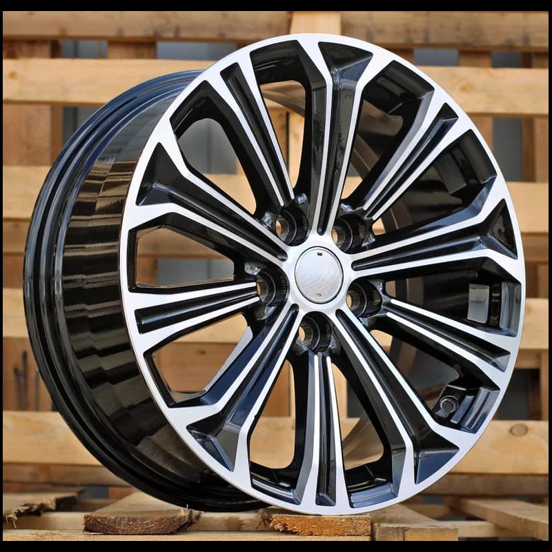 4 jantes 6.0 15 5x100 design toyota odlew niskociśnieniowy noir brillant