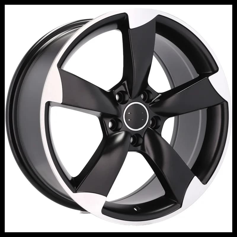 4 jantes 8.0 18 5x112 design audi odlew niskociśnieniowy noir brillant