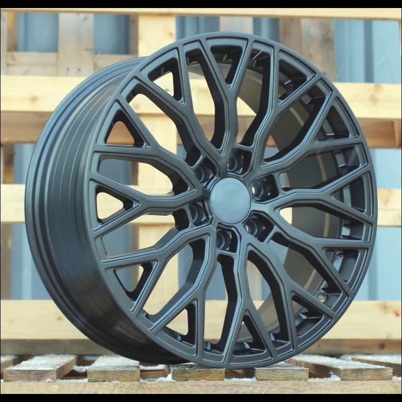 4 jantes 8.0 18 6x120 design ford fluotournage gris mat