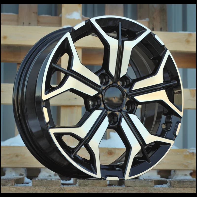 4 jantes 6.5 16 5x114.3 design kia odlew niskociśnieniowy noir brillant