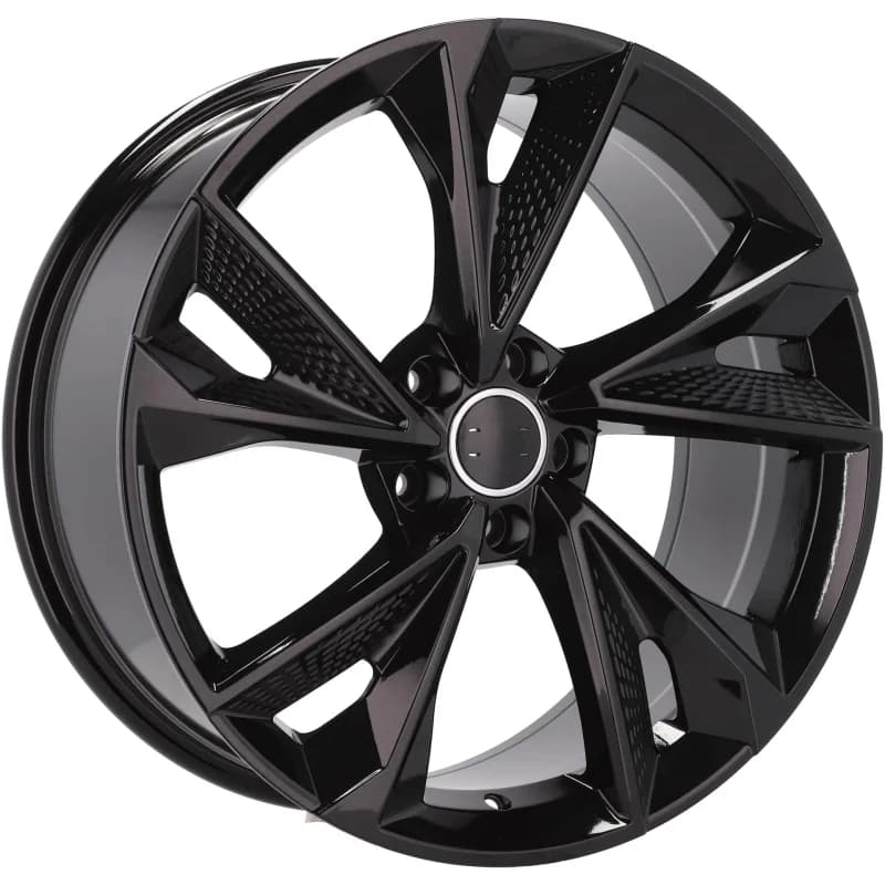4 jantes 8.5 20 5x112 design audi fluotournage noir brillant