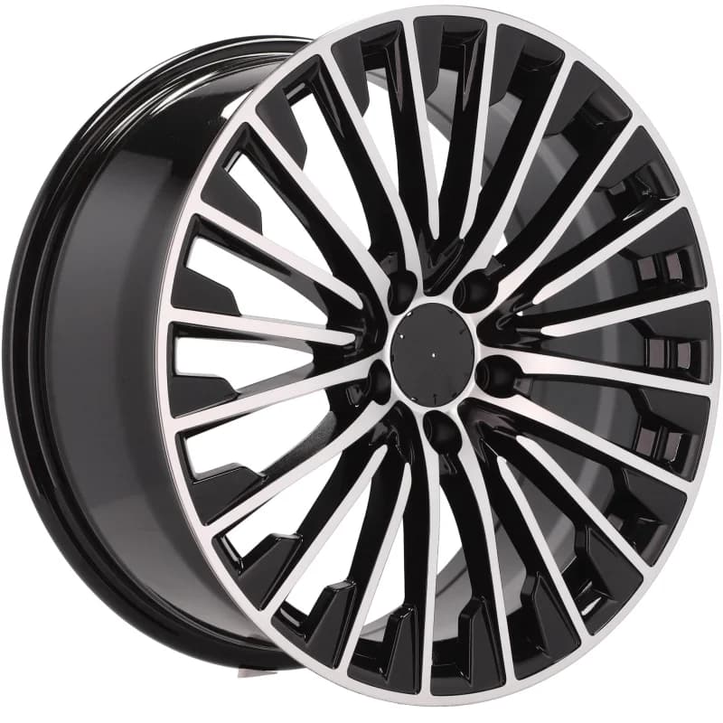 4 jantes 8.5 20 5x112 design mercedes fluotournage noir brillant