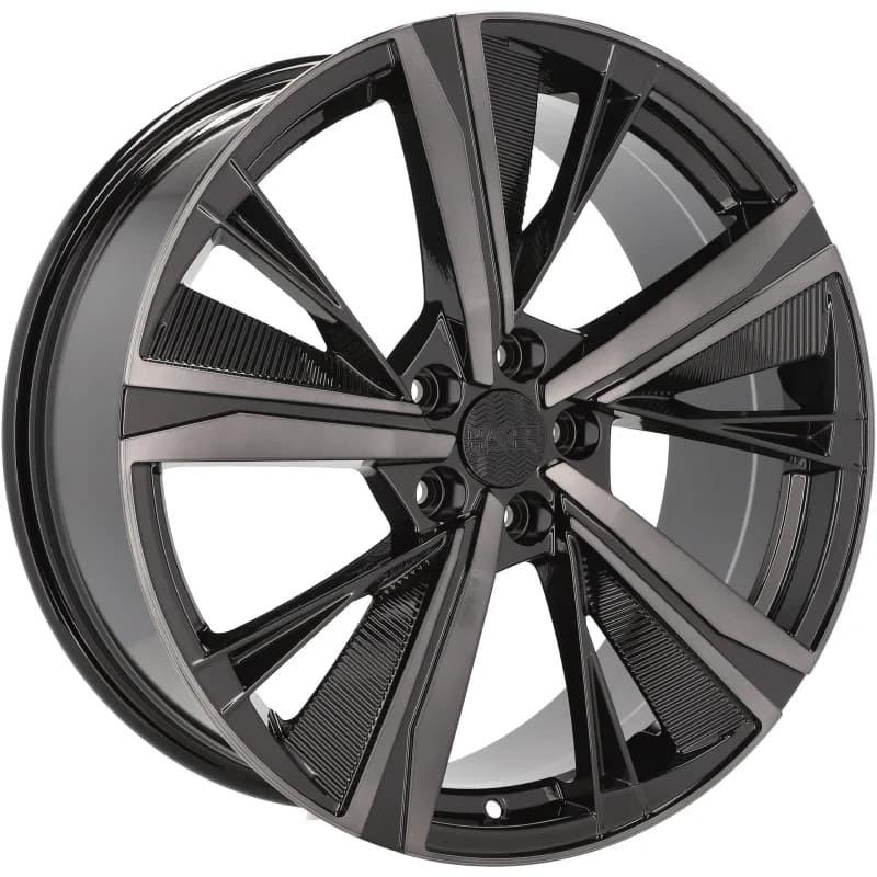 4 jantes 8.0 19 5x108 design peugeot odlew niskociśnieniowy noir brillant