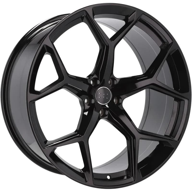 4 jantes 8.5 19 5x112 design audi fluotournage noir mat