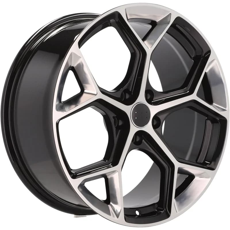 4 jantes 8.5 19 5x112 design audi fluotournage noir brillant