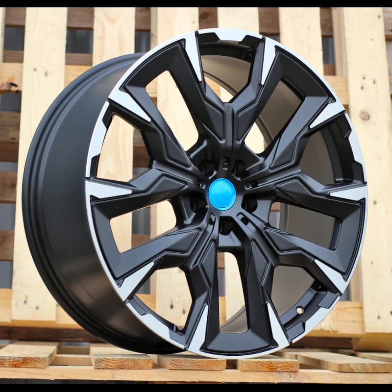 4 jantes 8.5 21 5x112 design bmw fluotournage noir mat