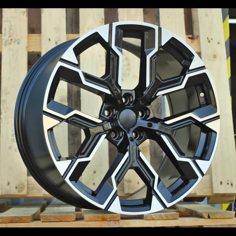 4 jantes 9.0 20 5x112 design bmw fluotournage noir brillant