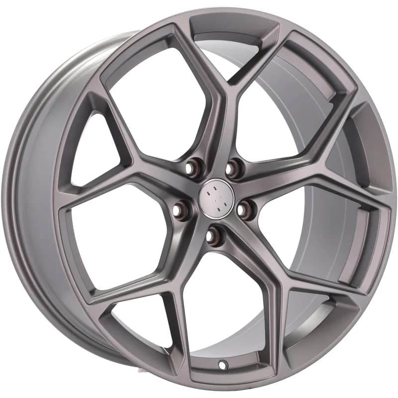 4 jantes 8.0 18 5x112 design audi fluotournage gris mat