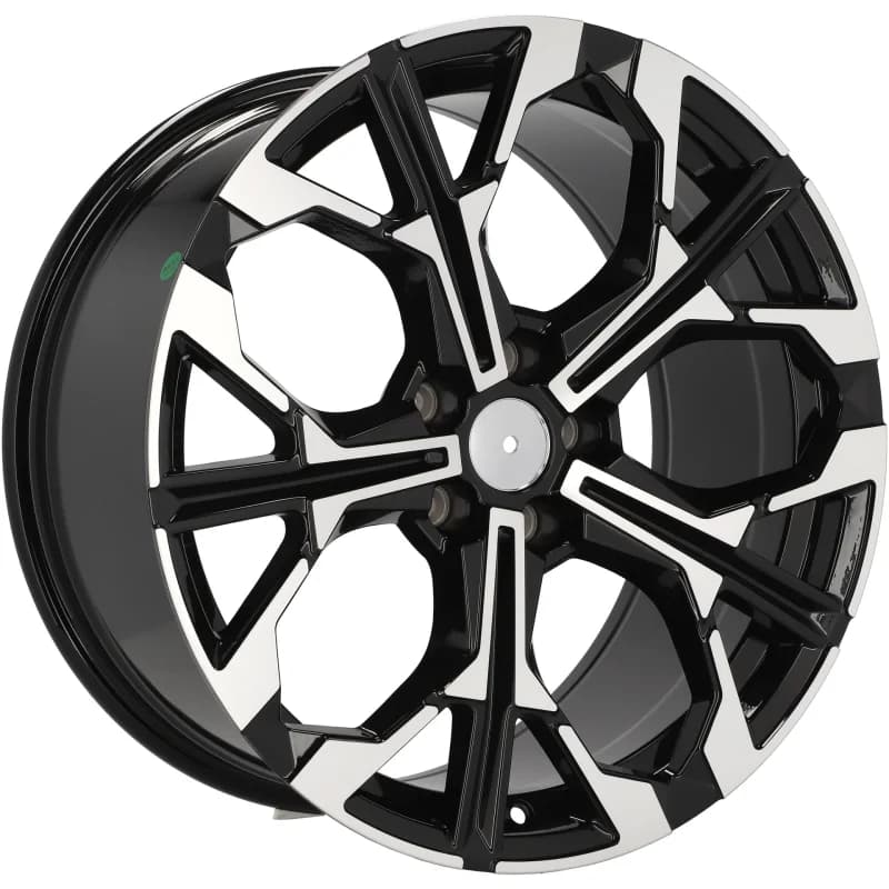 4 jantes 8.0 19 5x112 design bmw fluotournage noir brillant