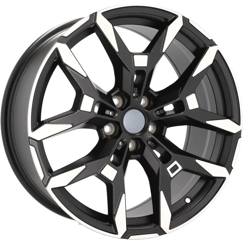 4 jantes 8.0 19 5x112 design bmw fluotournage noir mat