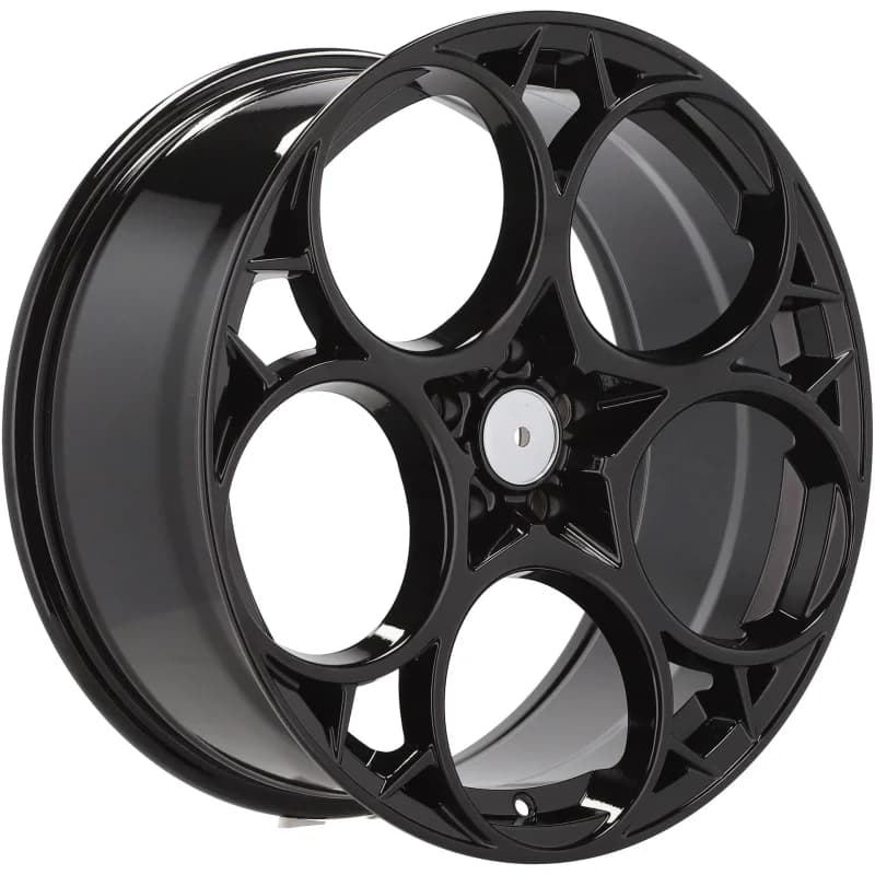 4 jantes 8.5 19 5x110 design alfa romeo odlew niskociśnieniowy noir brillant