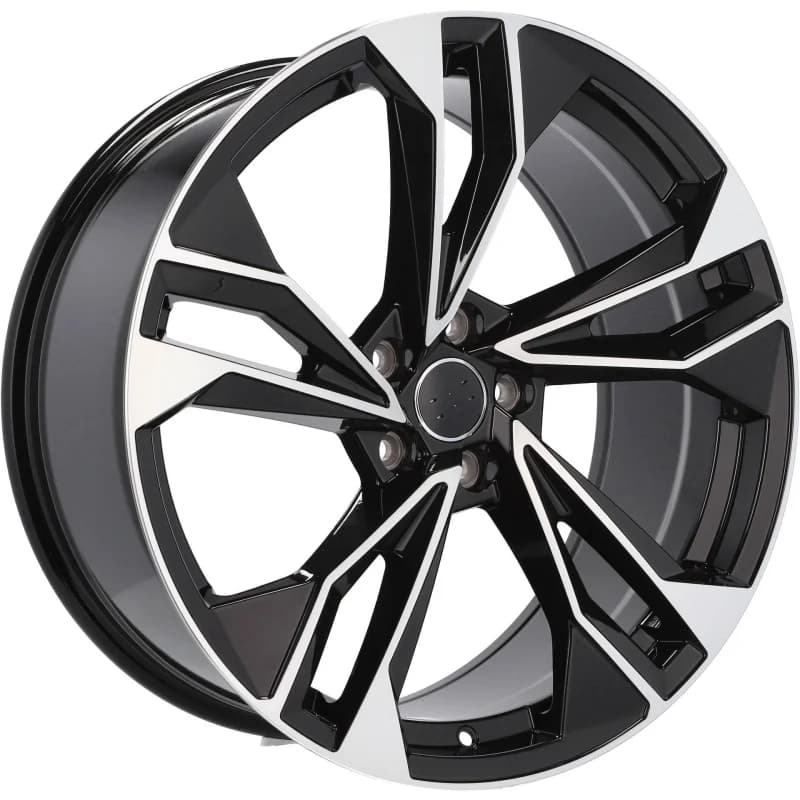 4 jantes 8.0 18 5x112 design audi odlew niskociśnieniowy noir brillant