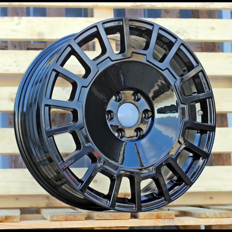 4 jantes 8.0 20 6x120 design ford fluotournage noir brillant