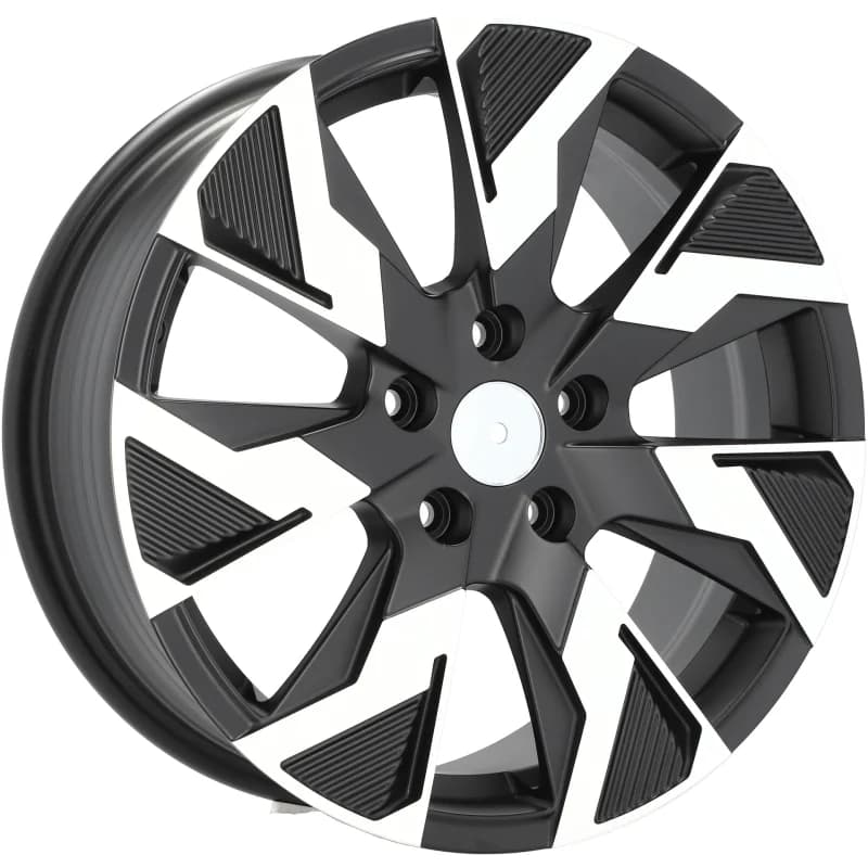 4 jantes 7.0 17 5x114.3 design renault fluotournage noir mat