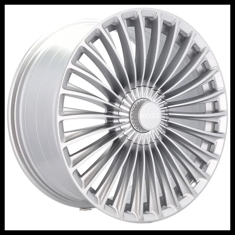 4 jantes 9.0 20 5x112 fluotournage argent brillant