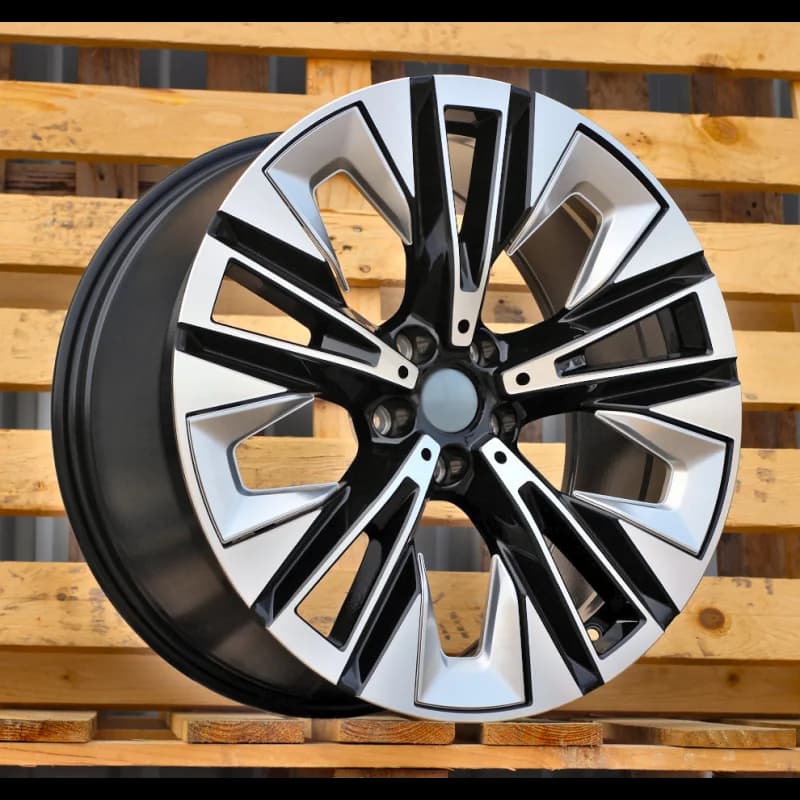 4 jantes 8.5 20 5x112 design bmw fluotournage noir brillant