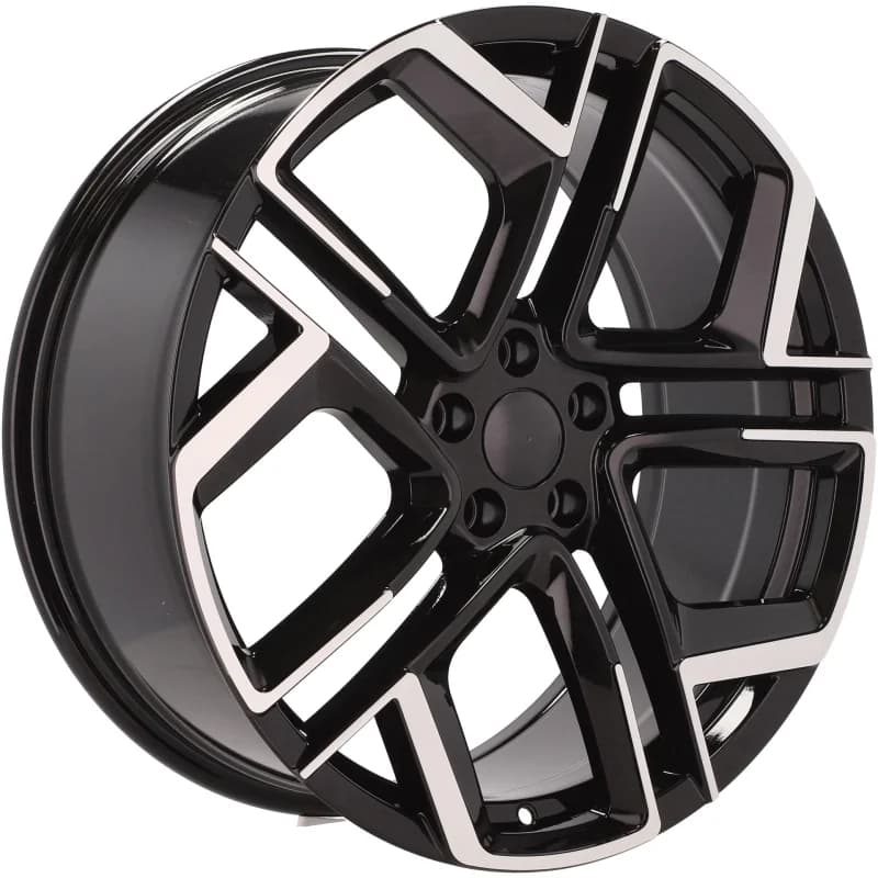 4 jantes 7.5 18 5x112 design volkswagen fluotournage noir mat