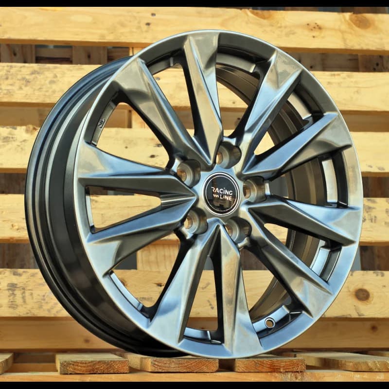 4 jantes 6.5 17 5x114.3 design toyota fluotournage autres brillant