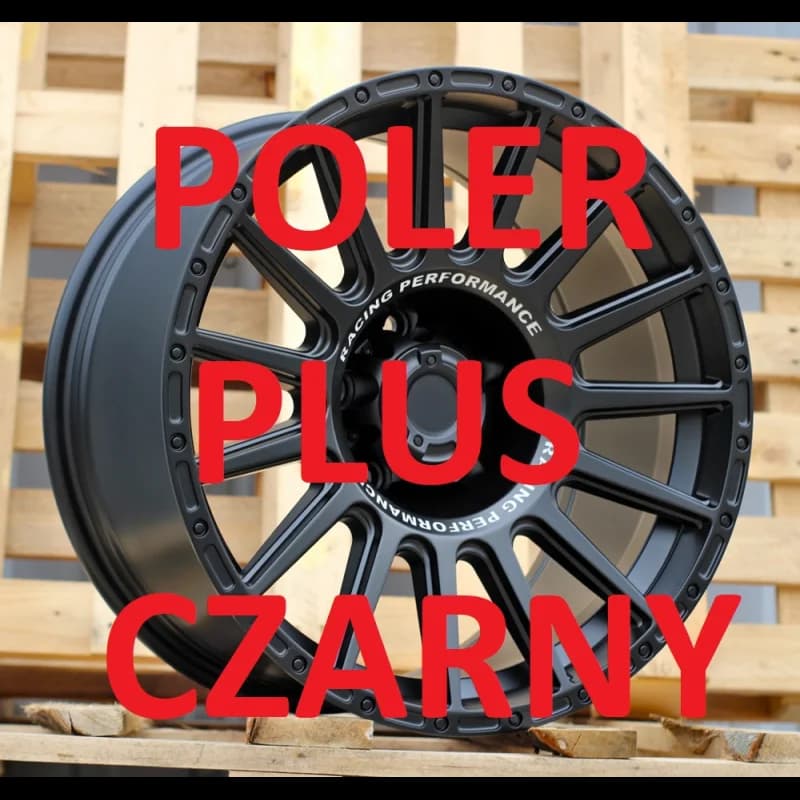 4 jantes 9.0 17 6x139.7 fluotournage noir brillant